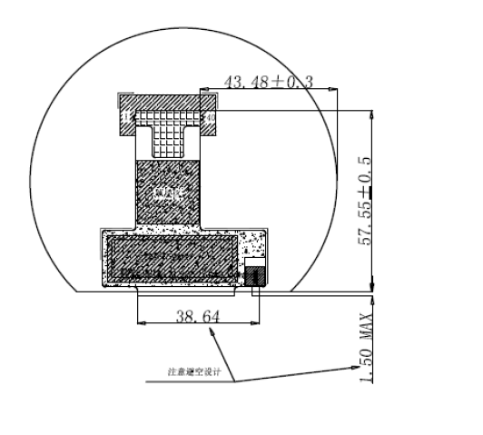 3.54 inch_G354-1806442801-L40PNZ(40P LVDS,800*640,800nits,-30~85,Fanshaped)