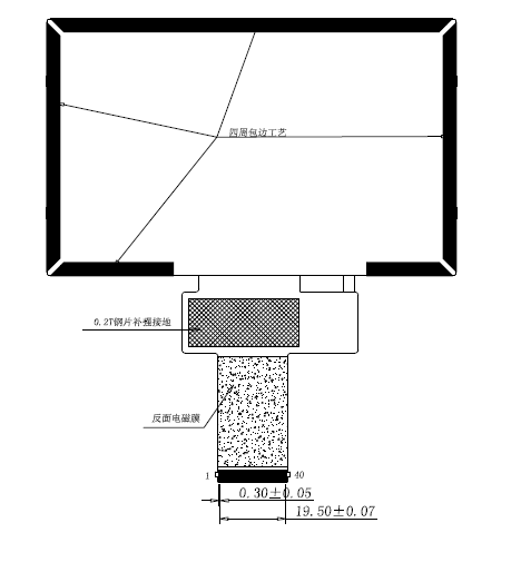 5.0 inch_G050-1804825103-L40NZ(40P LVDS,800*480,IPS,1000nits)