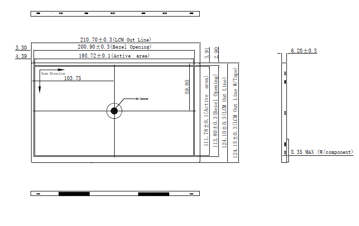 9 inch_G090-1117262801-L60PNZ(60P LVDS,1280*720,-40~90)
