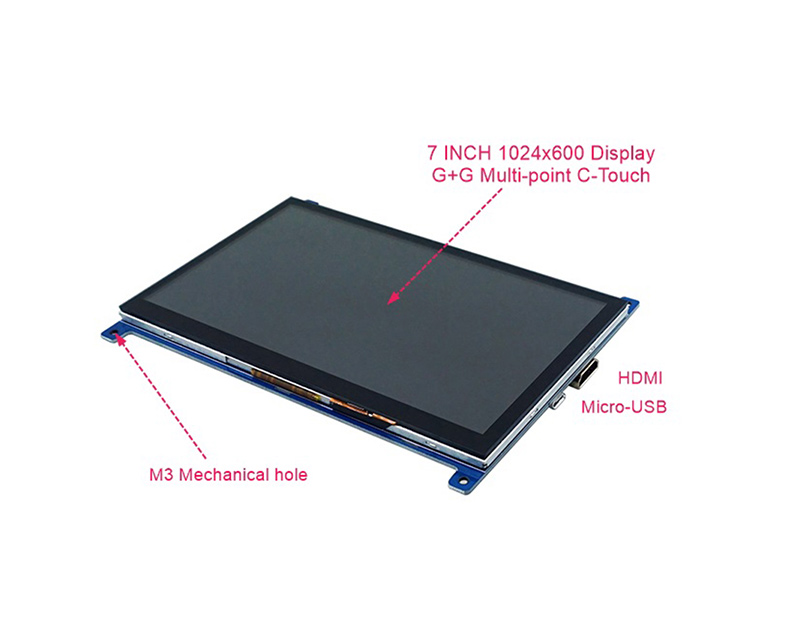 7inch touch panel + HDMI Driver Board(for Raspberry)