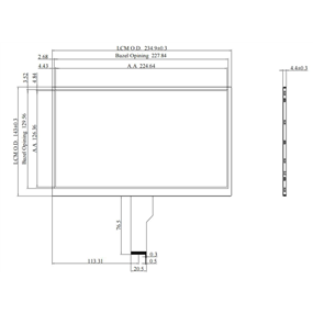 10.1 inch_G101-7117245801-L40PNZ(40P LVDS,1280*720,800nits,-30~80)