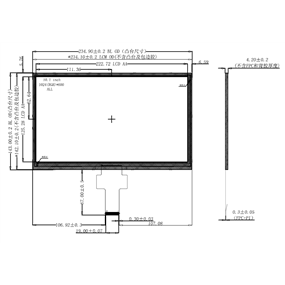 10.1 inch_G101-2106042601-L40PNZ_A01(40P LVDS,1024*600,600nits,-20~70,IPS)