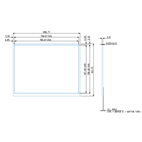 9.7 inch_G097-5107628401-E30PNZ(30P eDP,1024*768,400nits,-10~60)